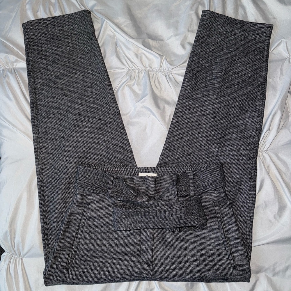 Wilfred Charcoal Belted Trousers